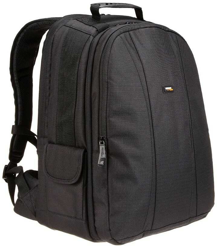 AmazonBasics DSLR and Laptop Backpack - Grey Interior